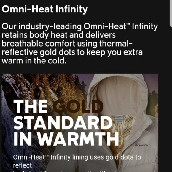 Columbia Winter Coat, Women's, Down, Ski, Snowboard, Omni-Heat, Burgundy, XL - Picture 3 of 8